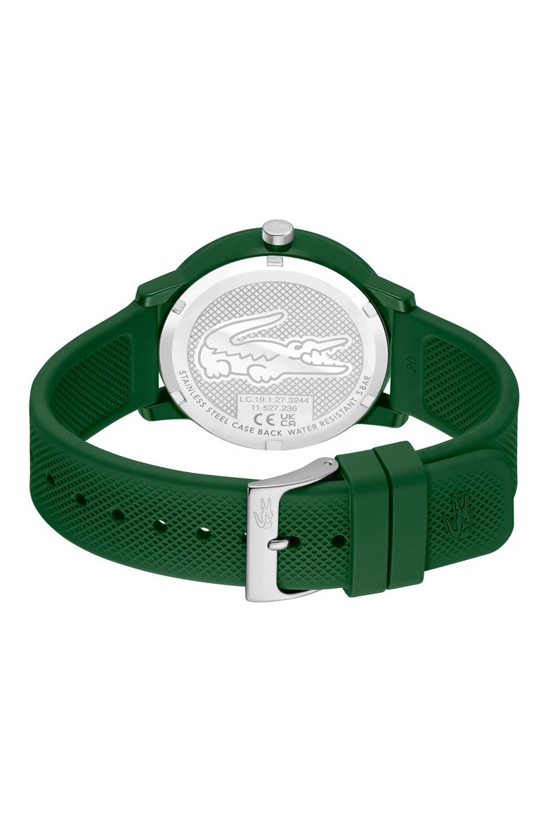 12.12 Silicone Strap Watch, Alternate, color, GREEN