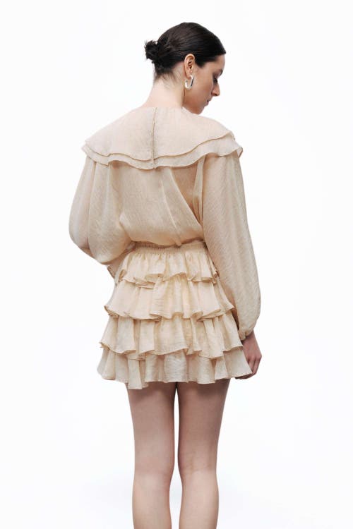 NOCTURNE NOCTURNE FRILLED MINI SKIRT 