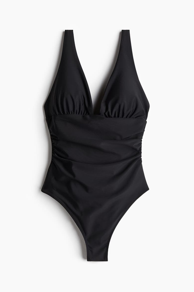 Light Shape Swimsuit, Alternate, color, Black