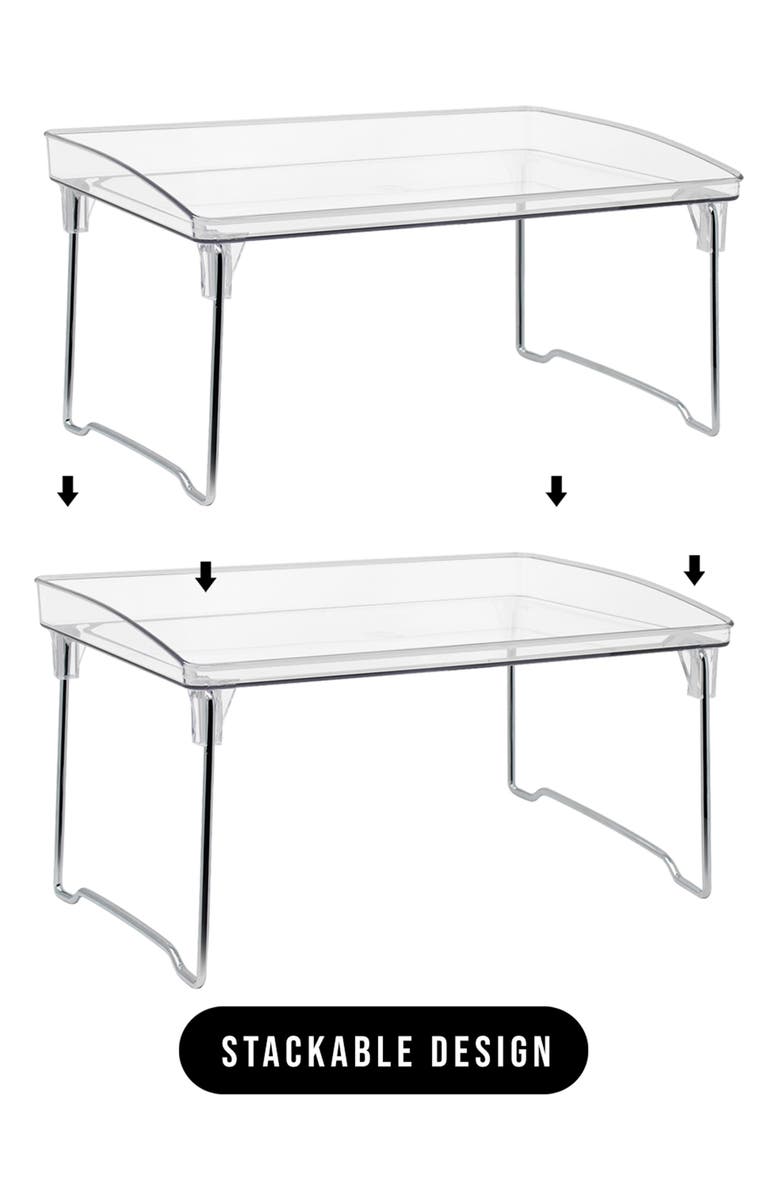 SORBUS Foldable Storage Rack - Set of 2, Alternate, color, 