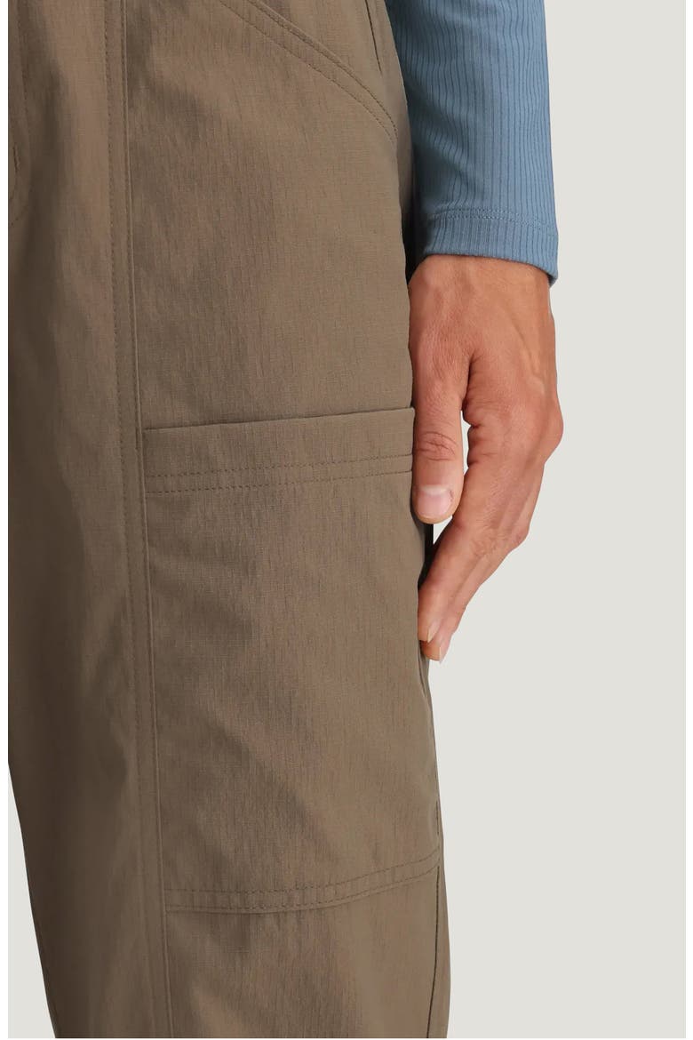 Topogrid Water Resistant Pants, Alternate, color, FOSSIL