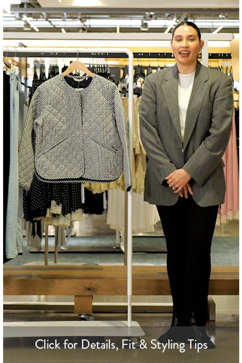 Cashel Collarless Quilted Jacket video