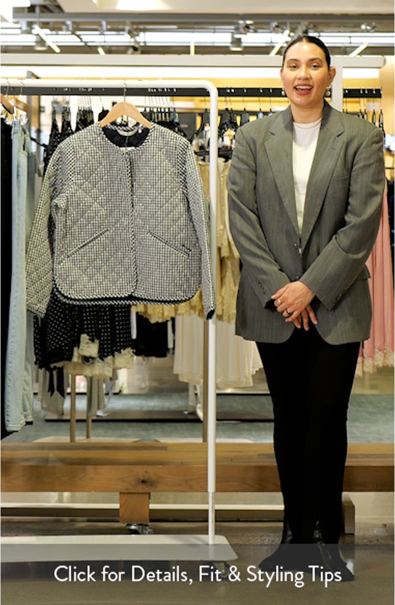 Cashel Collarless Quilted Jacket, sales video thumbnail