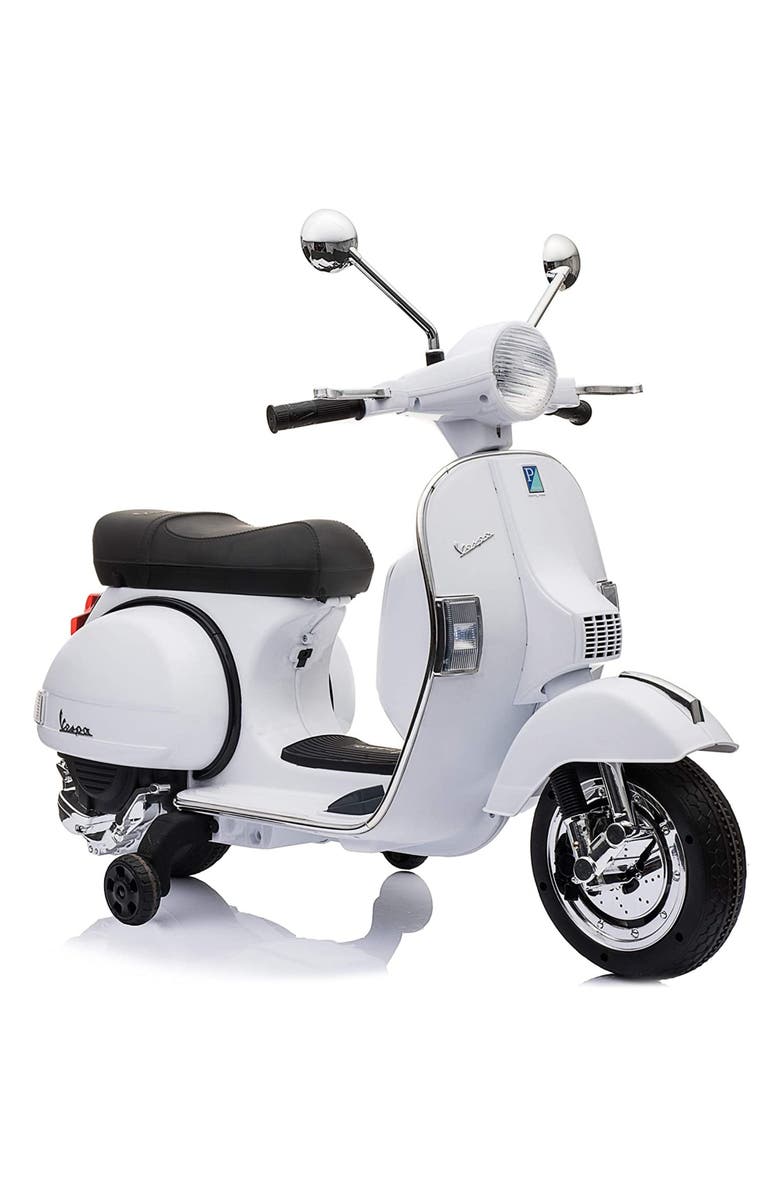 Best Ride on Cars Kids' Vespa 12V Scooter, Main, color, 