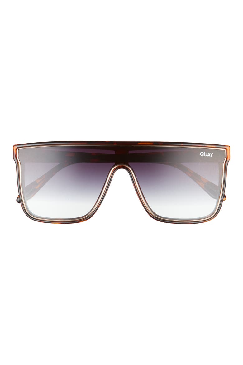 Australia x Maluma Nightfall 52mm Shield Sunglasses, Main, color, TORT / FADE