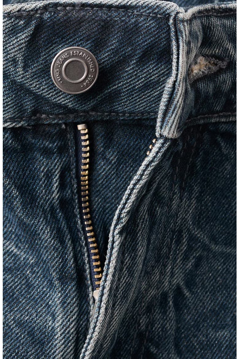 Selection Mid Rise Straight Leg Jeans, Alternate, color, DEEP DARK BLUE
