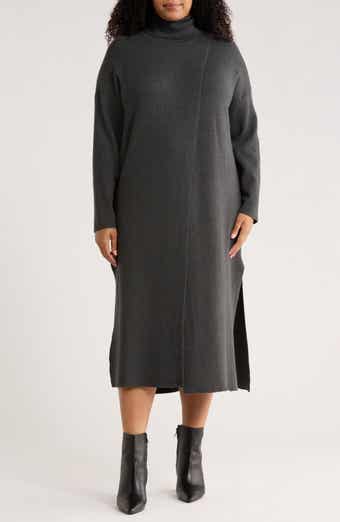 BY DESIGN Brenda Turtleneck Maxi Dress