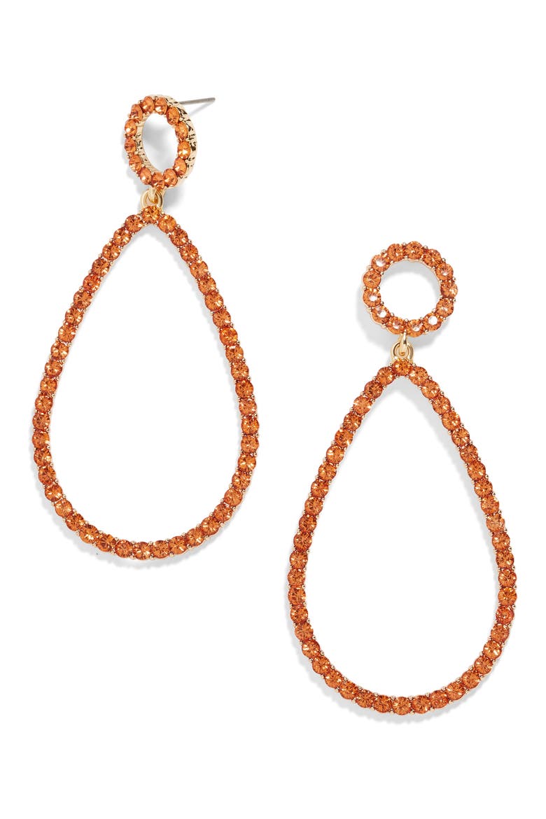 Eleni Teardrop Earrings, Main, color, ORANGE