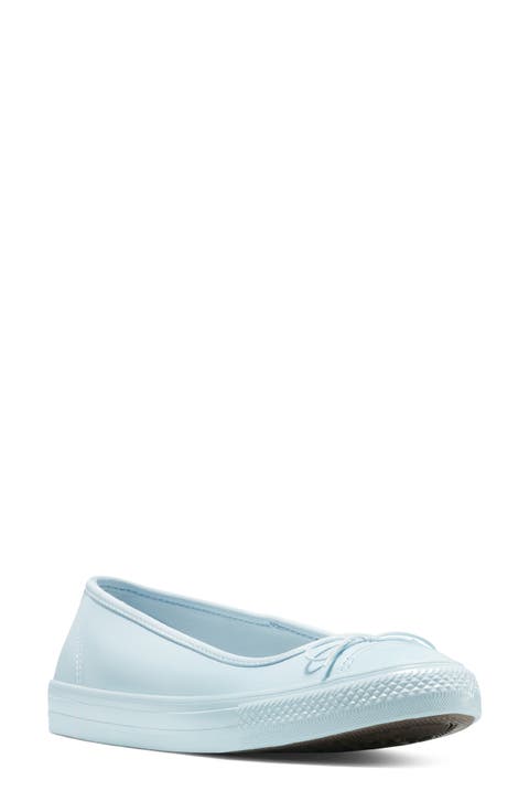 Chuck Taylor® All Star® Dainty Ballerina Patent Leather Flat (Women)