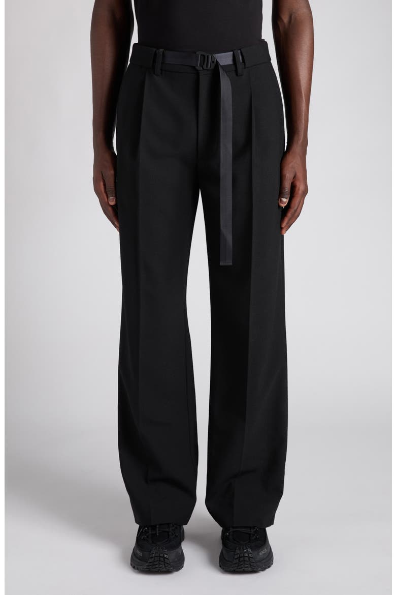 Stretch Twill Pants, Main, color, BLACK