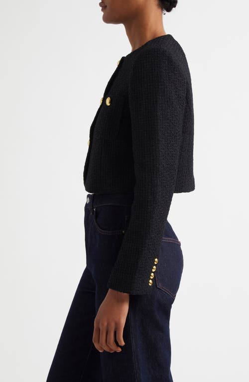 Cinq À Sept Cinq A Sept Auden Tweed Jacket In Black