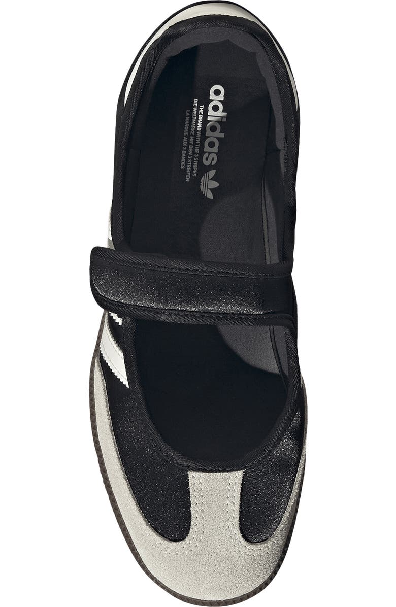 adidas Samba Jane Sneaker, Alternate, color, Core Black/ Off White/ Gold