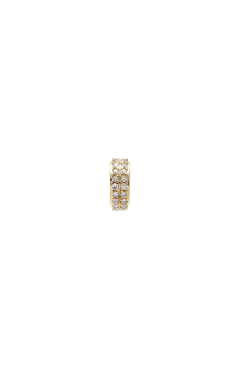 BY ADINA EDEN Diamond Double Row Rondelle Charm 14K, Alternate, color, 14K Gold