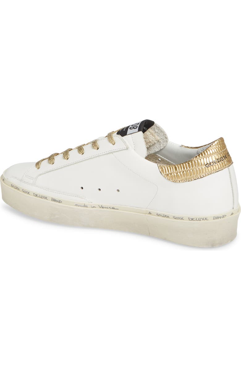 Golden Goose Hi Star Metallic Platform Sneaker, Alternate, color,