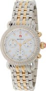 MICHELE Women's Diamond Accent Two-Tone CSX36 Watch, 36mm - 0.62ctw