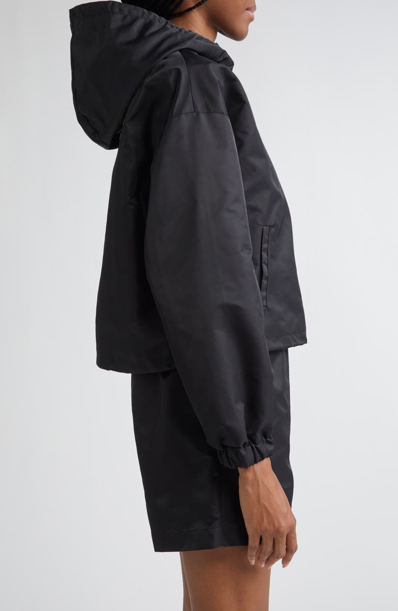 Sporty & Rich Bold Health Nylon Windbreaker, Alternate, color, Black