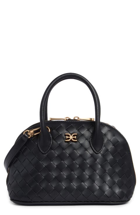 Margo Mini Woven Satchel Bag