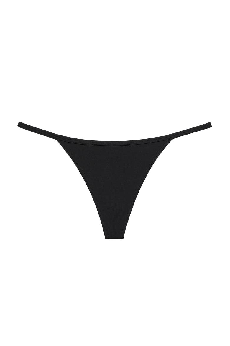 The String Thong, Main, color, BLACK
