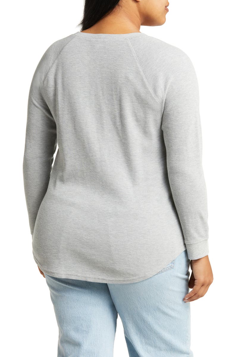 Caslon<sup>®</sup> Waffle Henley Top, Alternate, color, 