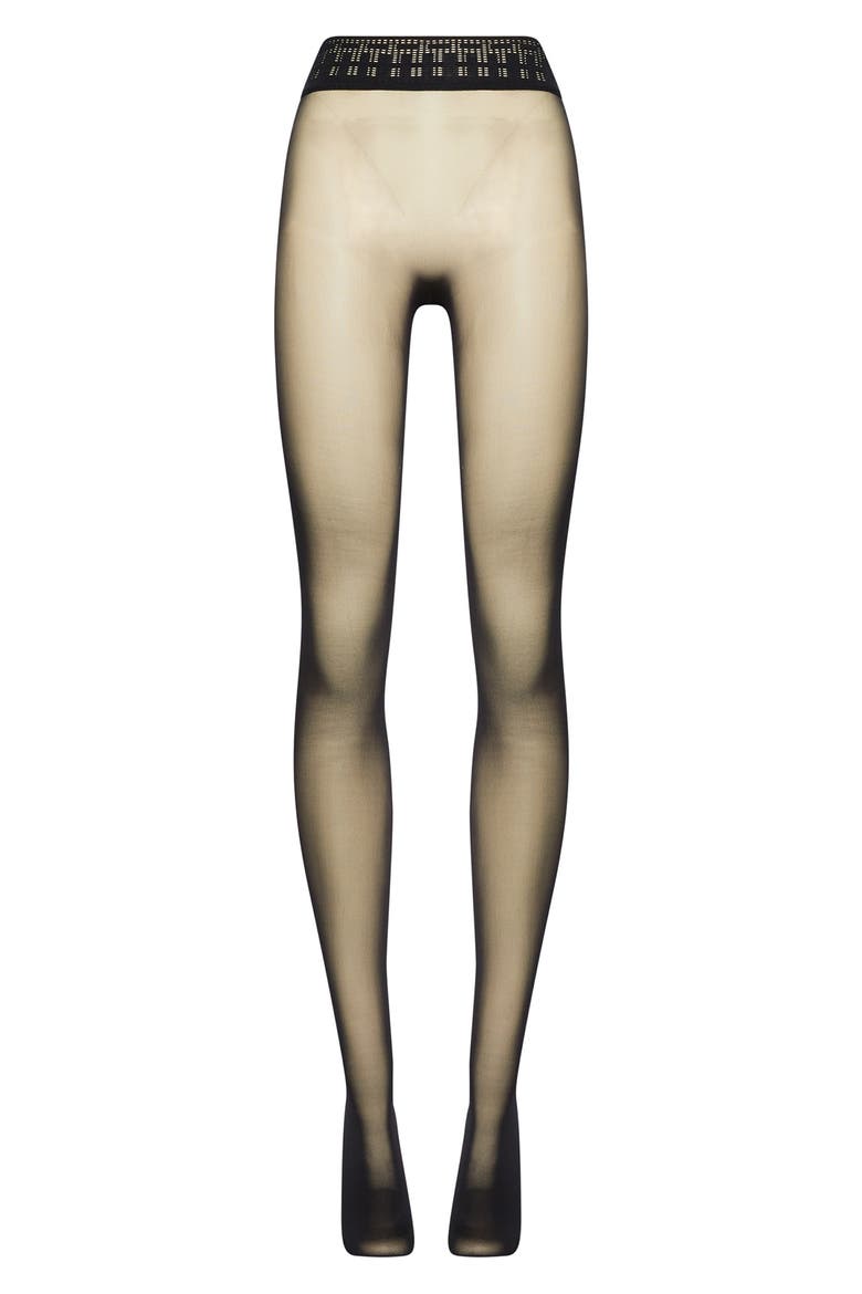 Fatal 2-Pack 15-Denier Tights, Alternate, color, BLACK