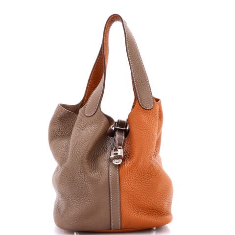 Picotin Lock Bag Bicolor Clemence MM