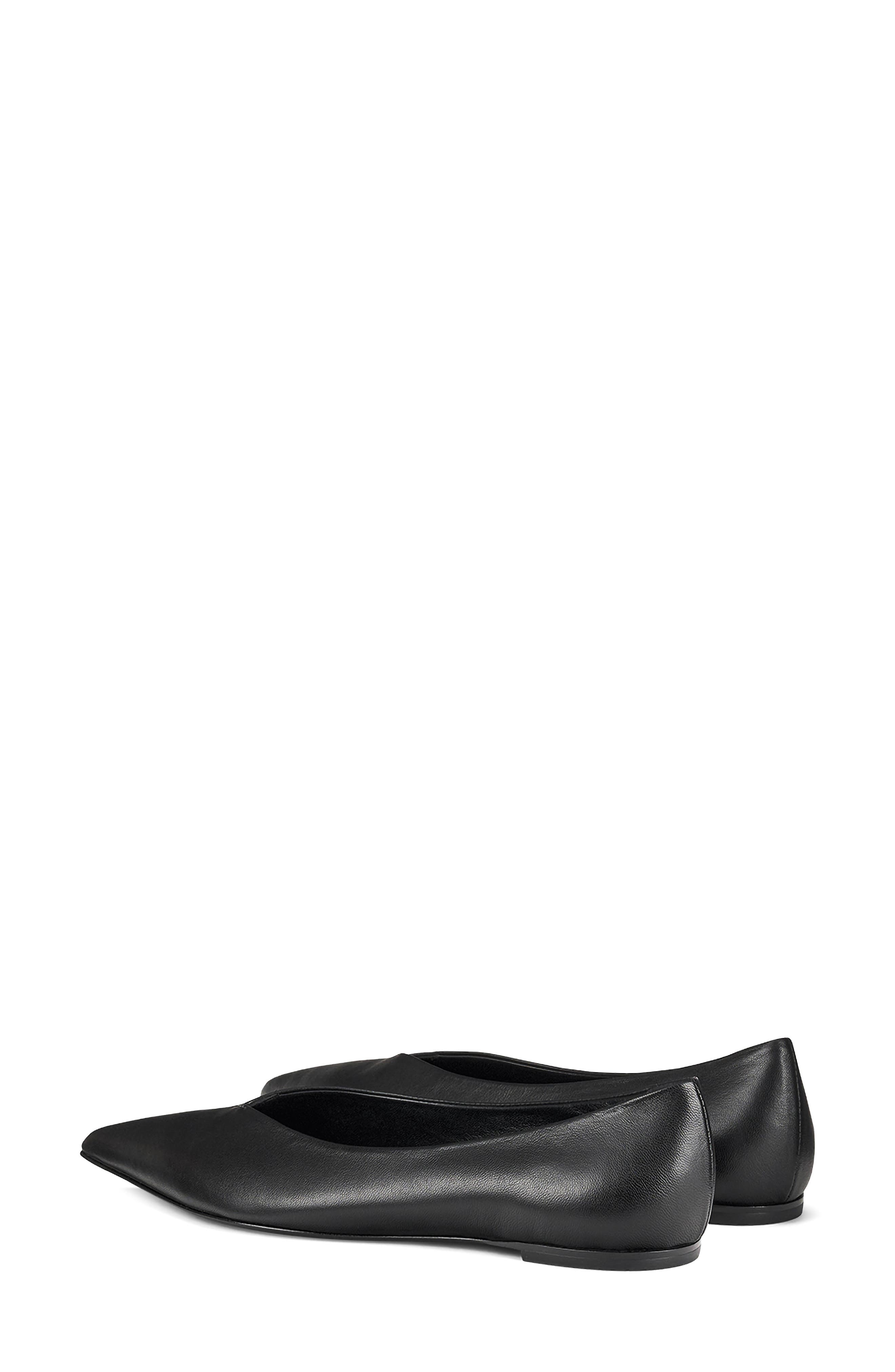 AGL Fergy Pointed Toe Flat, Alternate, color, Black Nappa