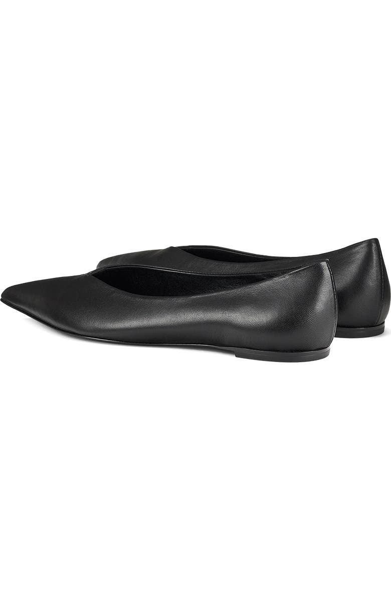 AGL Fergy Pointed Toe Flat, Alternate, color, Black Nappa