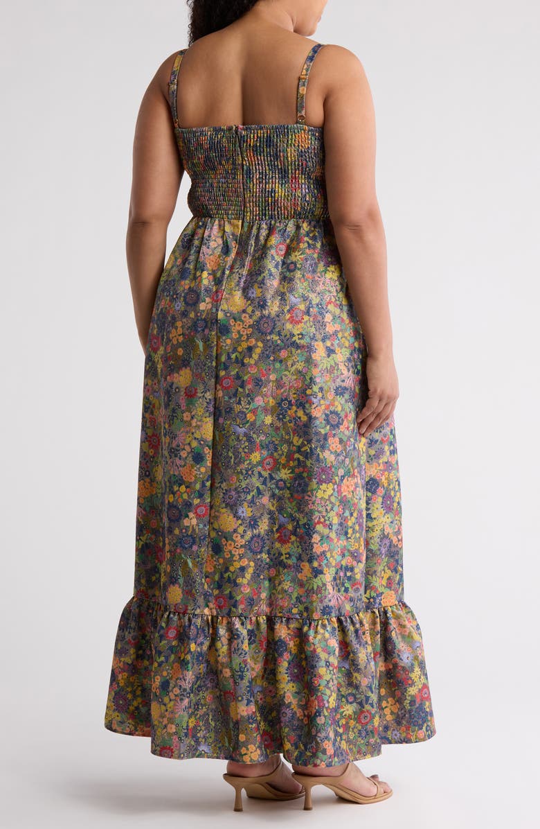 Hutch Flounce Hem Organza Gown, Alternate, color, 