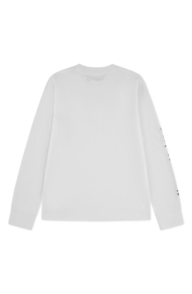 abercrombie kids Kids' Trail Department Long Sleeve Graphic T-Shirt, Alternate, color, Bright White