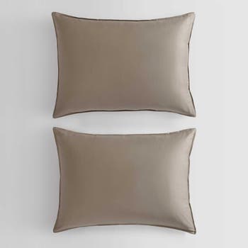 Organic Earth Cotton Sateen Duvet Cover & Shams Set