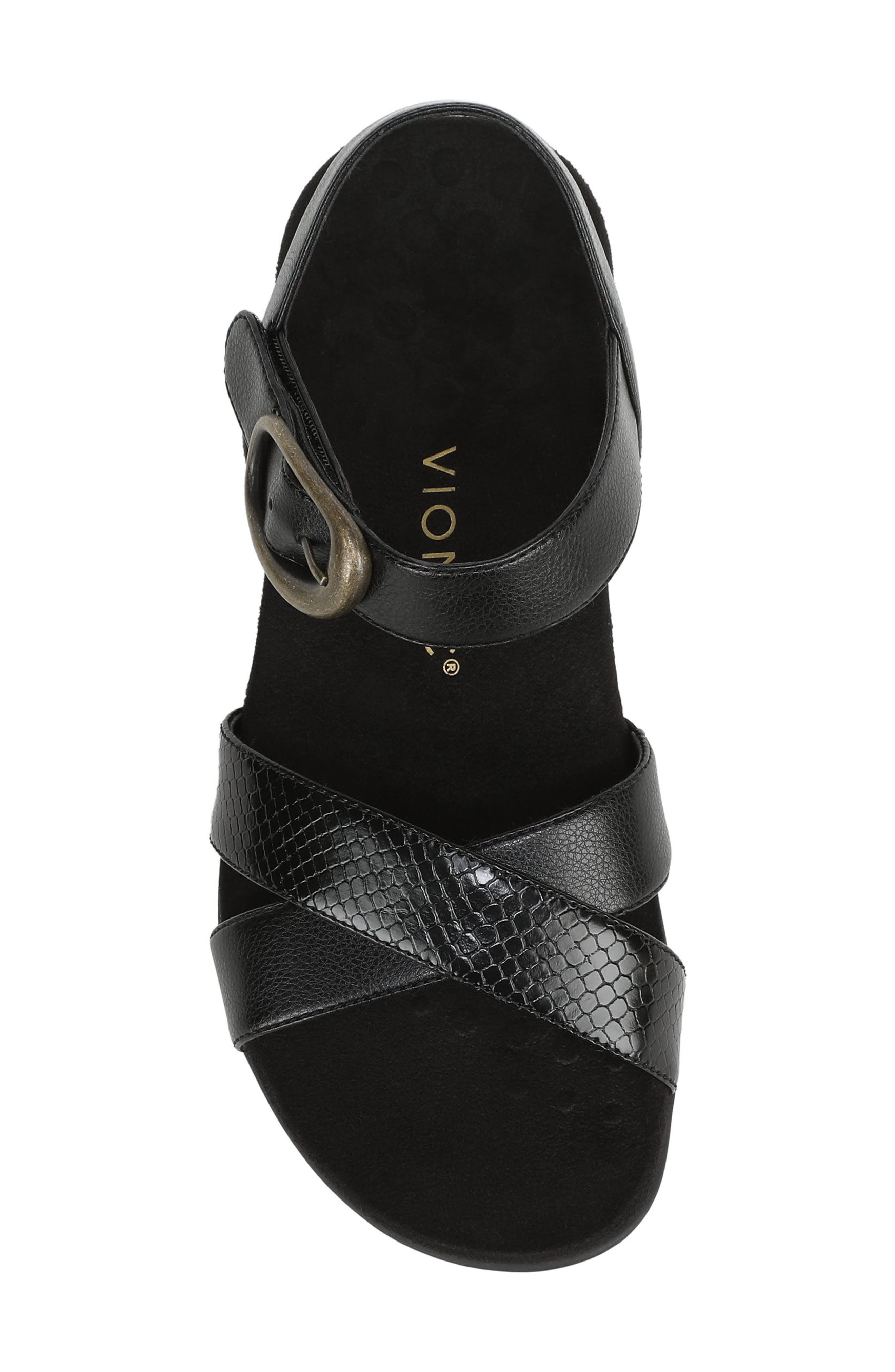 Vionic Ramsey Sandal, Alternate, color, Black