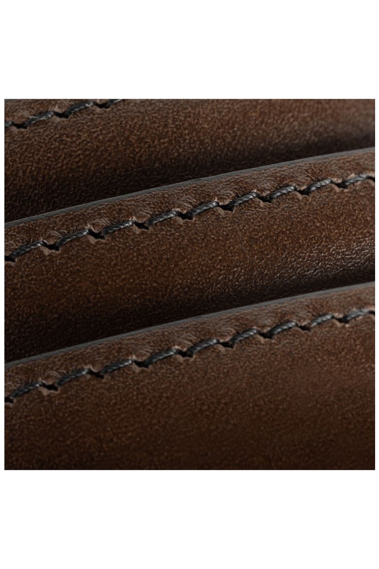 Wide Leather Belt, Alternate, color, ESPRESSO