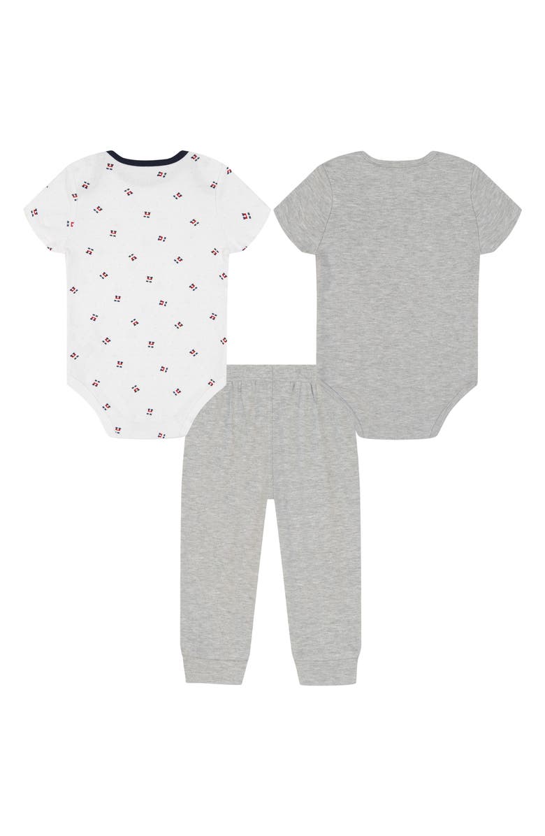 Tommy Hilfiger Bodysuit & Joggers Set, Alternate, color, Grey
