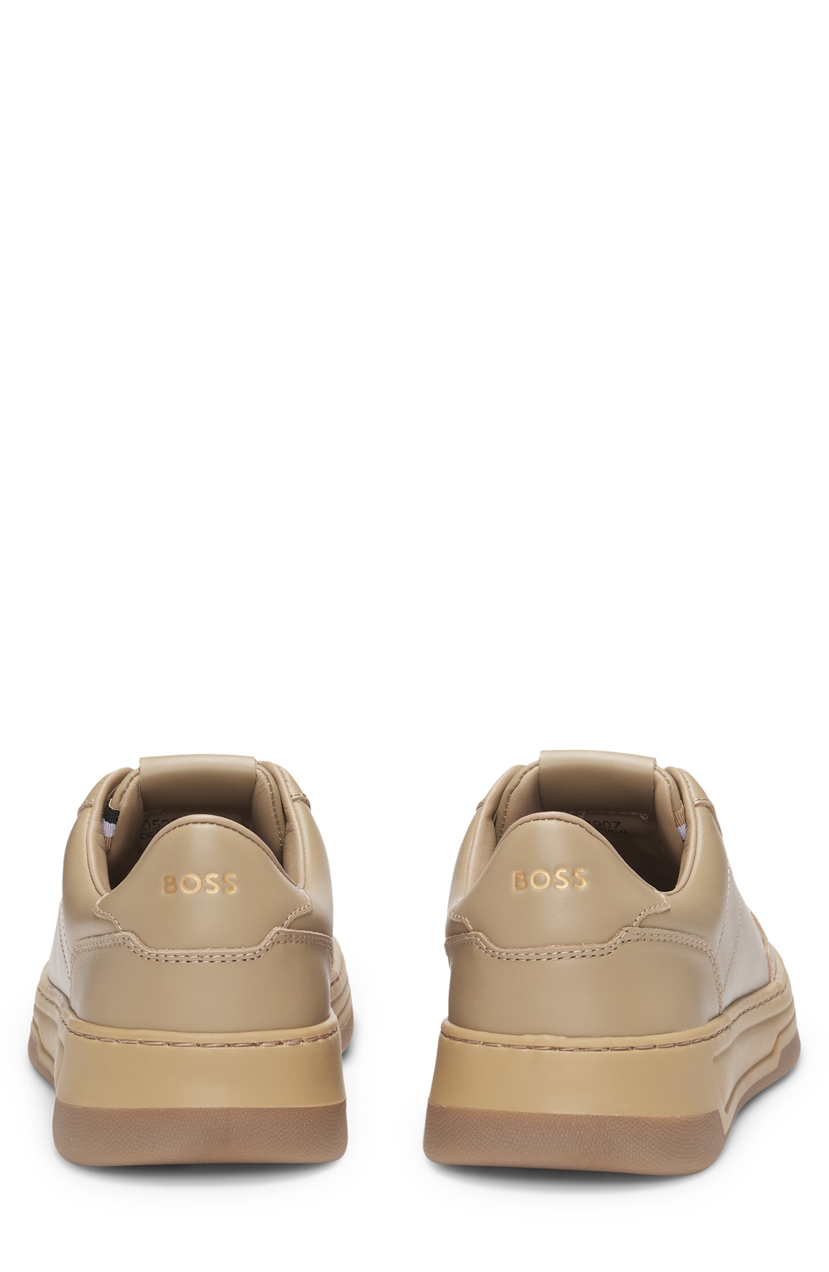 BOSS Baltimore Tennis Sneaker, Alternate, color, Medium Beige