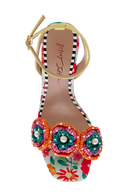 BETSEY JOHNSON BETSEY JOHNSON AINSLEYY ANKLE STRAP SANDAL 