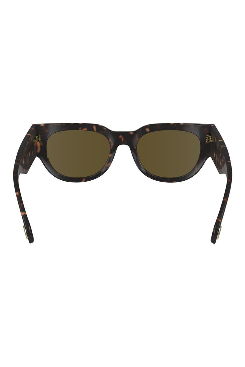 51mm Signature Teacup Sunglasses, Alternate, color, DARK TORTOISEDNU