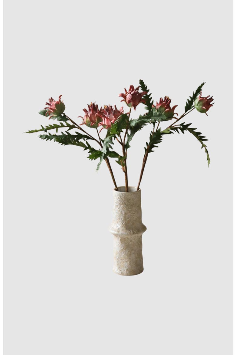 Red Artichoke Branch, Alternate, color, Red