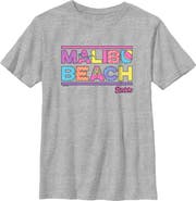 Barbie Boys' Malibu Beach Fun Logo T-Shirt