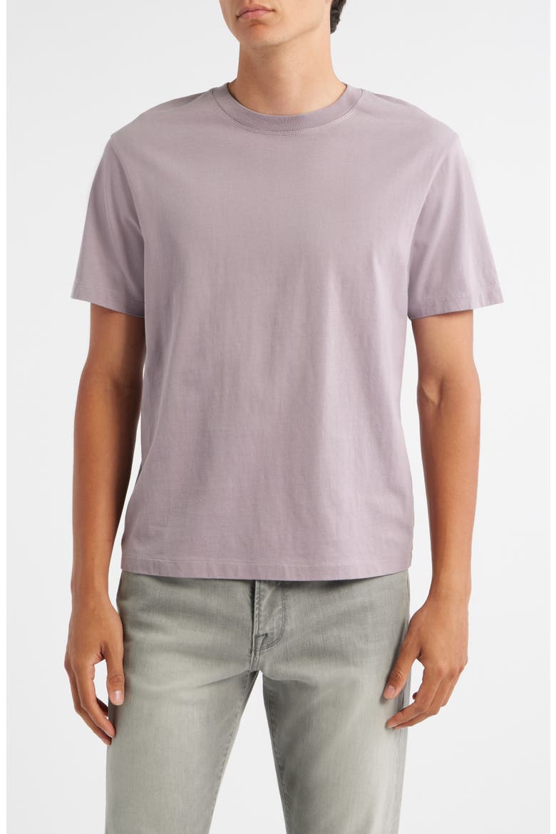Logo Cotton T-Shirt, Main, color, OLD LAVENDER
