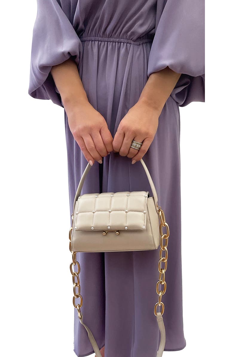 HOUSE OF WANT H.O.W. We Are Chic Vegan Leather Top Handle Bag, Alternate, color,