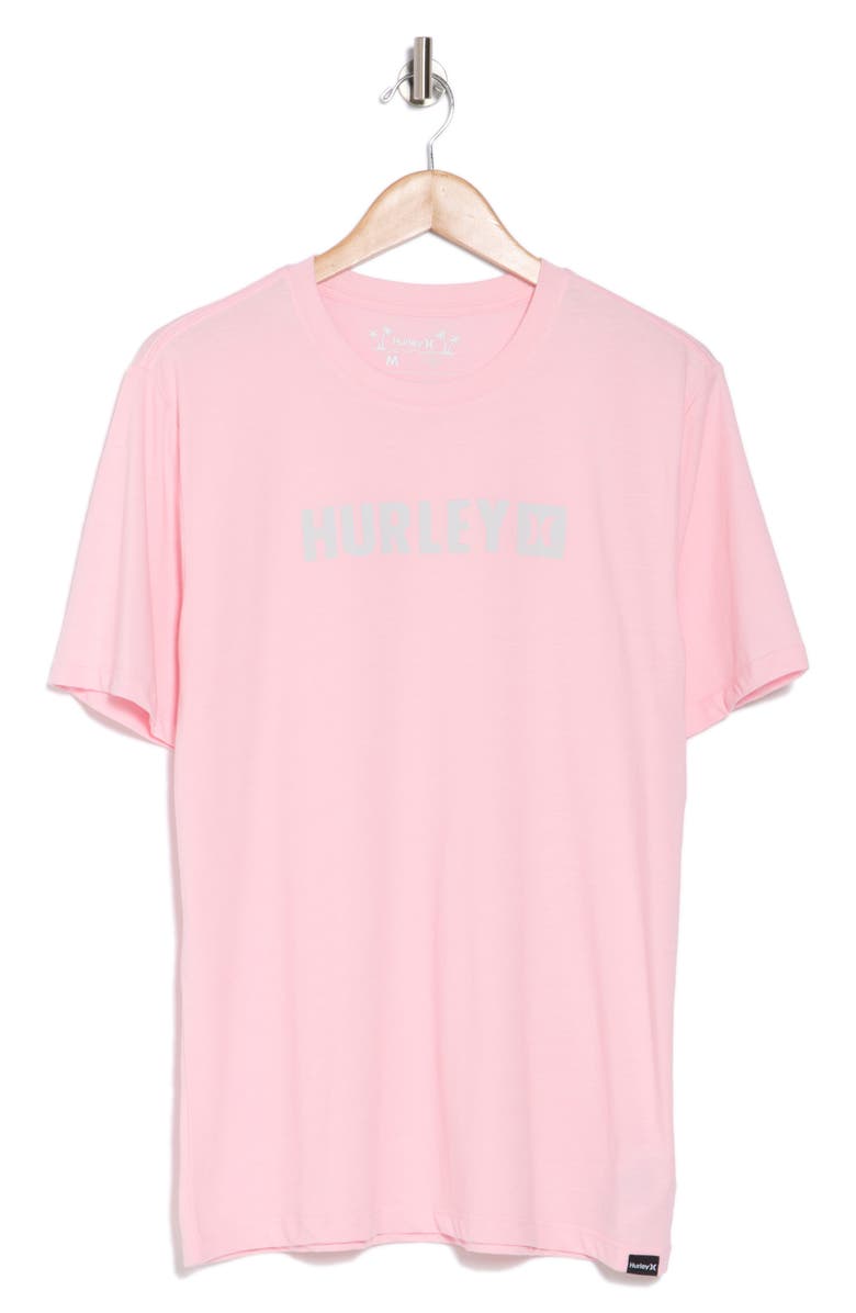 Hurley The Box Graphic T-Shirt, Alternate, color, Lollipop Heather