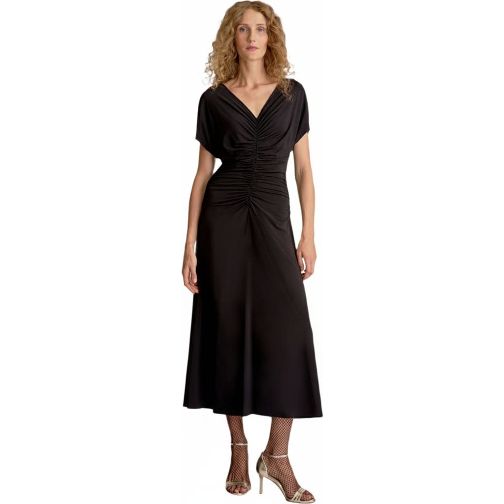 M.m.lafleur Von Light Jersey Dress In Black