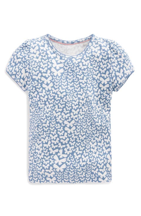 Kids' Butterfly Pointelle T-Shirt