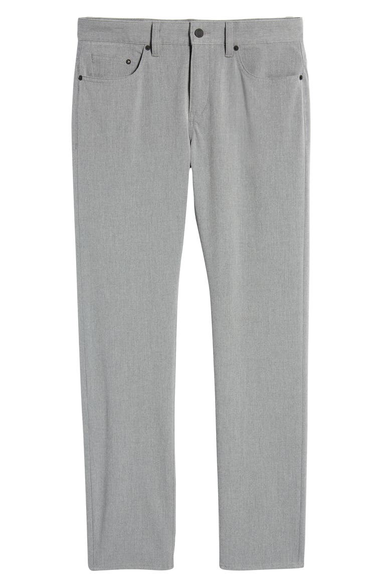 Delaware Slim Fit Five Pocket Pants, Alternate, color, CHARCOAL