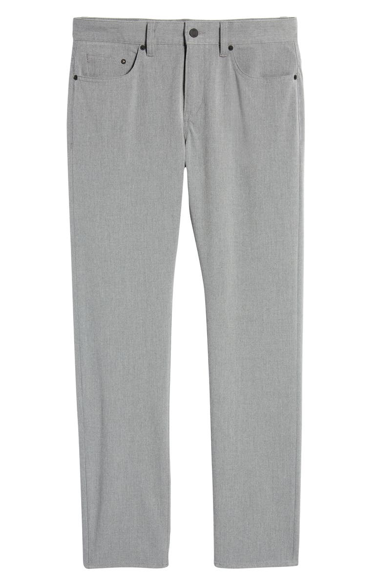 BOSS Delaware Slim Fit Five Pocket Pants, Alternate, color, Charcoal