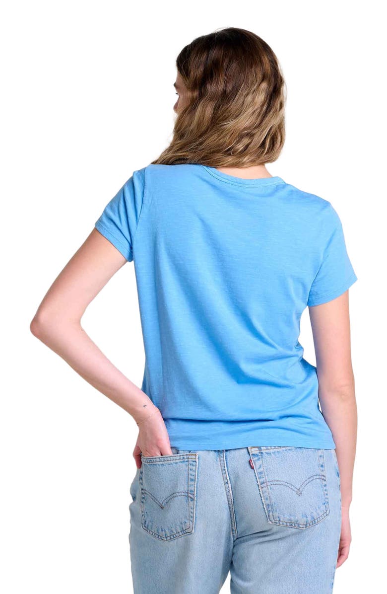 Toad & Co Women's Primo Short Sleeve Crew, Alternate, color, Blue Jay