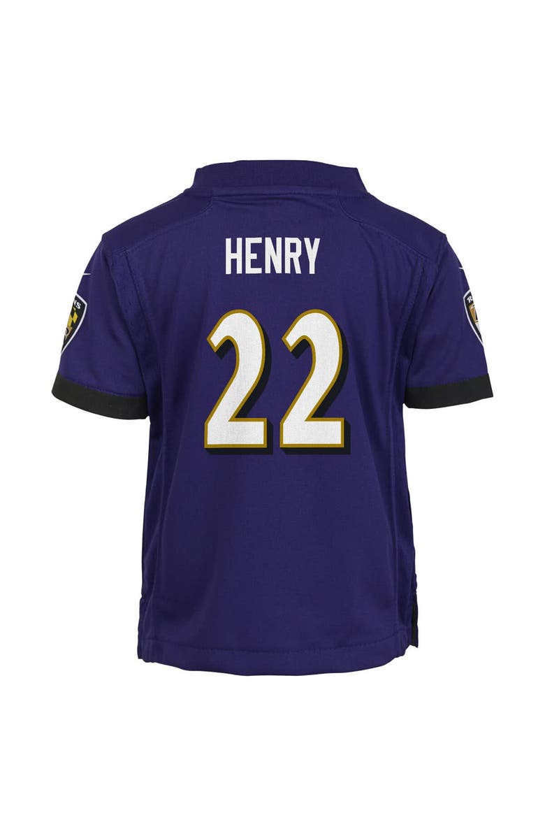 Nike Preschool Nike Derrick Henry Purple Baltimore Ravens Team Player Game Jersey, Alternate, color, Purple