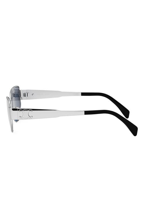Celine Triomphe 55mm Cat Eye Sunglasses In Multi