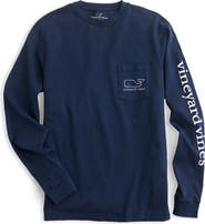 vineyard vines Vintage Whale Long Sleeve Graphic Tee