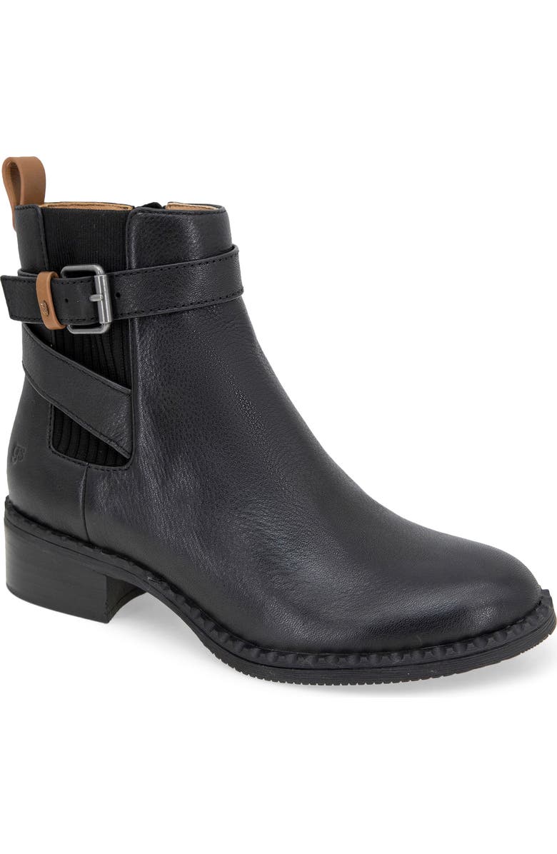 Gentle Souls Bolton Bootie, Main, color, Black Leather